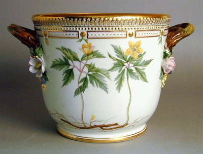 Lot 157 - Flora Danica Porcelain Cachepot