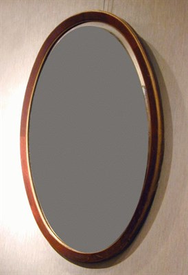 Lot 311 - Victorian Mahogany Oval Mirror