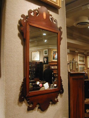 Lot 313 - Georgian Style Mahogany Mirror