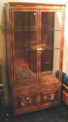 Lot 336 - Chinese Hardwood Vitrine