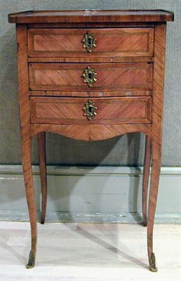 Lot 426 - Two Similar Louis XV Style Kingwood Side Tables
