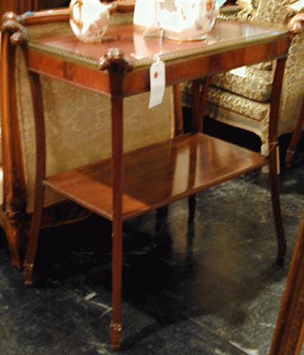 Lot 233 - Pair of Regency Style Mahogany Side Tables