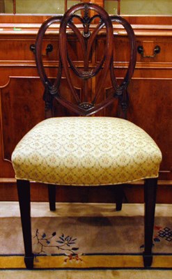 Lot 538 - Set of Eight George III Style Mahogany Dining...