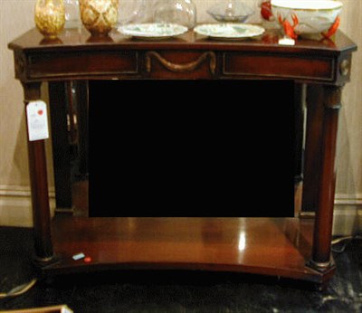 Lot 253 - Regency Style Mahogany Console