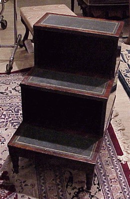 Lot 262 - Georgian Style Mahogany Bedsteps