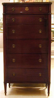 Lot 264 - Pair of Louis XVI Style Mahogany Semainiers