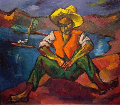Lot 59 - Abram Tromka American, 1896 - 1954 HAITIAN BOY...