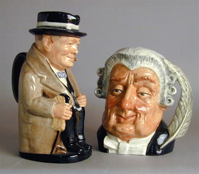Lot 616 - Royal Doulton Porcelain Toby Mug and a Royal...