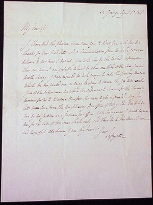Lot 282 - LAFAYETTE, GILBERT MARQUIS DE Autograph letter...