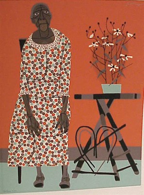 Lot 91 - Robert Gwathmey FARMER'S WIFE (W. 11) Color...