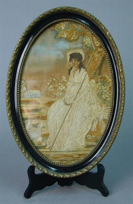 Lot 195 - Three Embroidered Silk Pictures