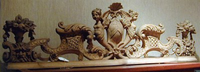 Lot 429 - Rococo Style Carved Wood Crest