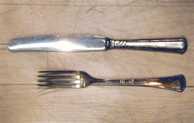 Lot 378 - Group of Continental Silver Flatware...