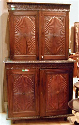 Lot 480 - Anglo-Indian Mahogany Cupboard
