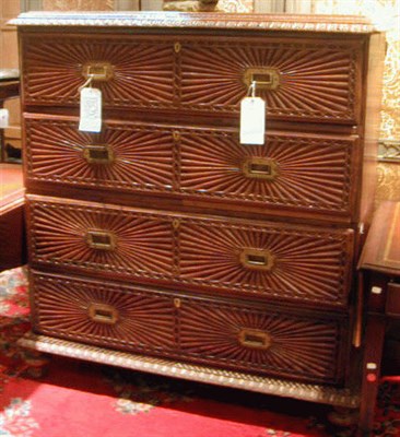 Lot 144 - Anglo-Indian Mahogany Chest of Drawers