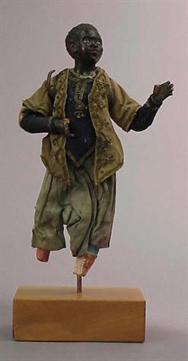 Lot 331 - Neopolitan Presepio of a Blackamoor 18th...