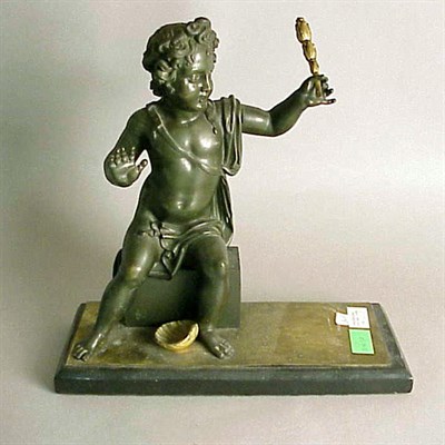 Lot 395 - Napoleon III Bronze Sculpture of Cupid