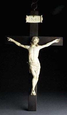 Lot 284 - French Ivory Corpus Christi 18th Century In...