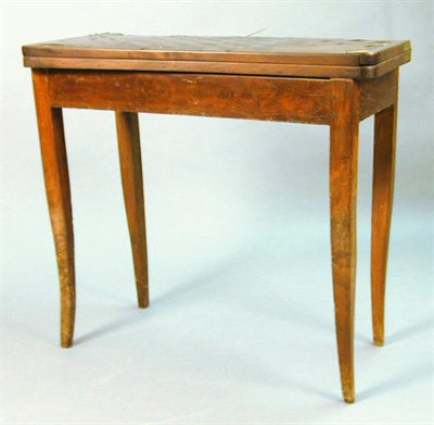 Lot 509 - Continental Fruitwood Games Table