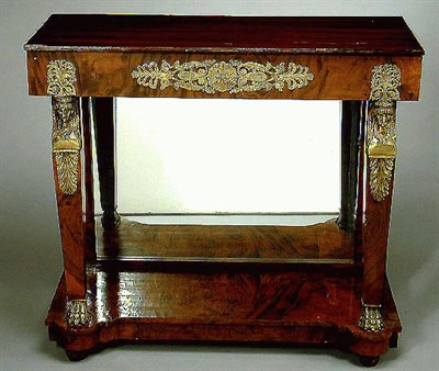 Lot 698 - Pair of Empire Style Gilt-Bronze Mounted...