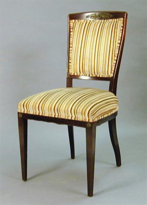 Lot 506 - Empire Style Mahogany Upholstered Salon Suite
