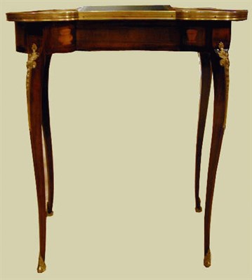 Lot 130 - Louis XV Style Parquetry-Inlaid Side Table