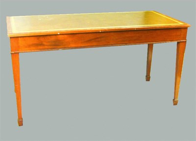 Lot 520 - Georgian Style Leather-Inset Mahogany Library...