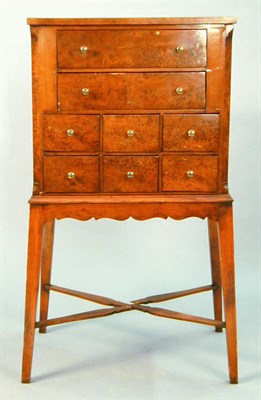 Lot 537 - Figured Mahogany Collector's Chest