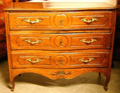Lot 510 - Provincial Louis XV Walnut Commode
