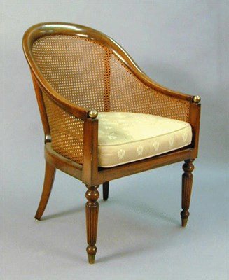 Lot 508 - Pair of William IV Style Mahogany Tub Chairs