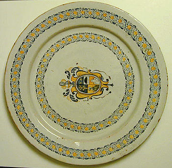 Lot 333 - Continental Faience Charger 18th Century Of...