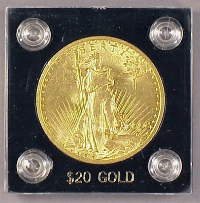 Lot 22 - One United States Gold Coin $20 St. Gaudens,...