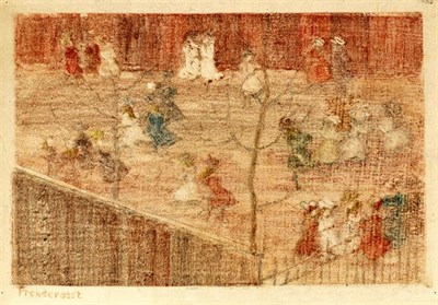 Lot 188 - Maurice Brazil Prendergast RECESS Color...
