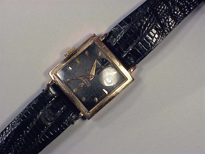 Lot 375 - Gentleman's Gold Dress Wristwatch Circa 1946,...