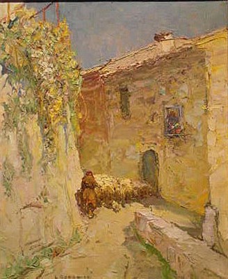 Lot 10 - Louis Bonamici French, 1880 - 1966 VIEILLE RUE...