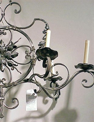 Lot 447 - French Renaissance Style Wrought Iron...