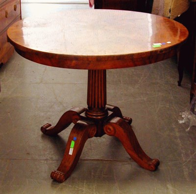 Lot 652 - Victorian Burl-Wood Center Table 19th Century...