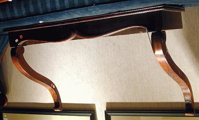 Lot 464 - Empire Mahogany Hanging Shelf