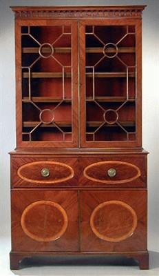 Lot 446 - George III Mahogany Linen Press