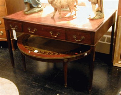 Lot 581 - George III Mahogany Writing Table
