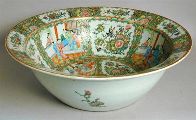 Lot 353 - Canton Famille Rose Porcelain Basin 19th...