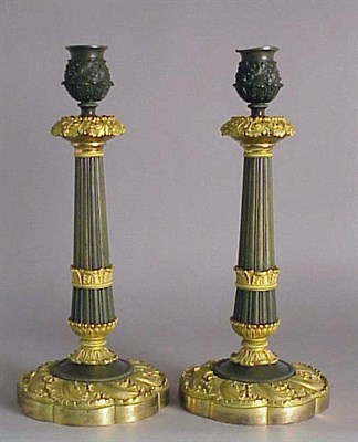 Lot 647 - Pair of Charles X Style Gilt and...