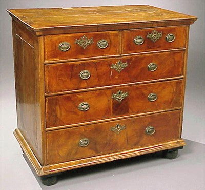 Lot 308 - George I Walnut Chest of Drawers The...