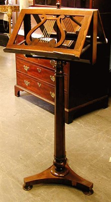Lot 586 - Regency Rosewood Music Stand Early 19th...