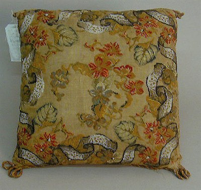 Lot 598 - Pair of Victorian Beadwork Pillows 19th Century