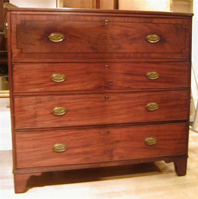 Lot 491 - George III Style Mahogany Butler's Desk