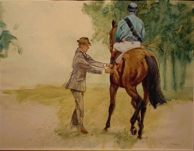 Lot 38 - Henry Koehler American, b.1927 CHECKING THE...