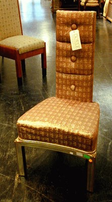 Lot 176 - Upholstered Side Chair James Mont With brocade...