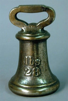 Lot 349 - Group of Brass, Iron and Porcelain Weights...