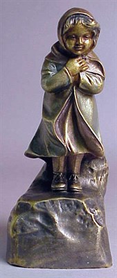 Lot 595 - Group of Four Bronze Sculptures of Children...